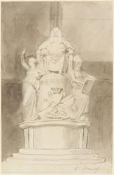 Conception pour le Monument de Lord Mansfield, Abbaye de Westminster